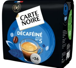108 dosettes souples n°5 Décaféiné - CARTE NOIRE
