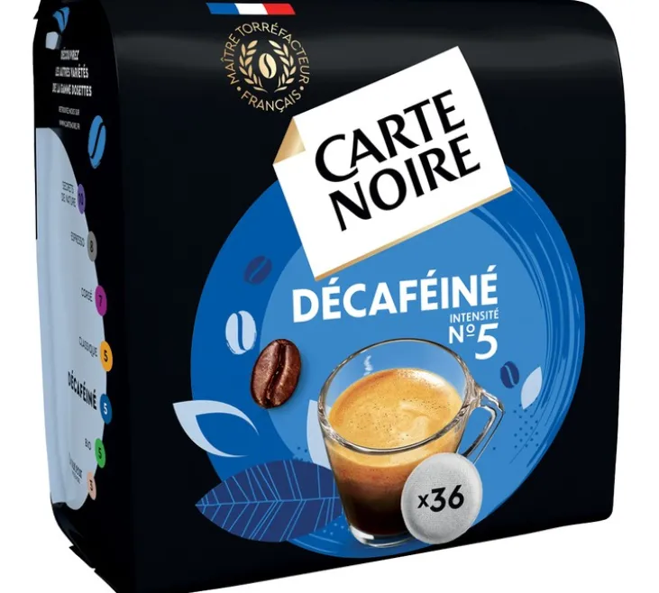 108 dosettes souples n°5 Décaféiné - CARTE NOIRE