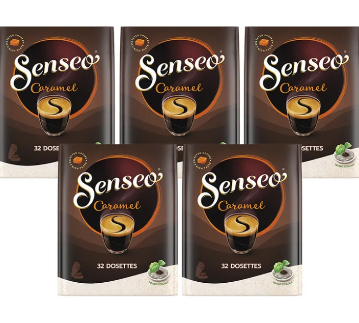160 dosettes souples saveur caramel - SENSEO