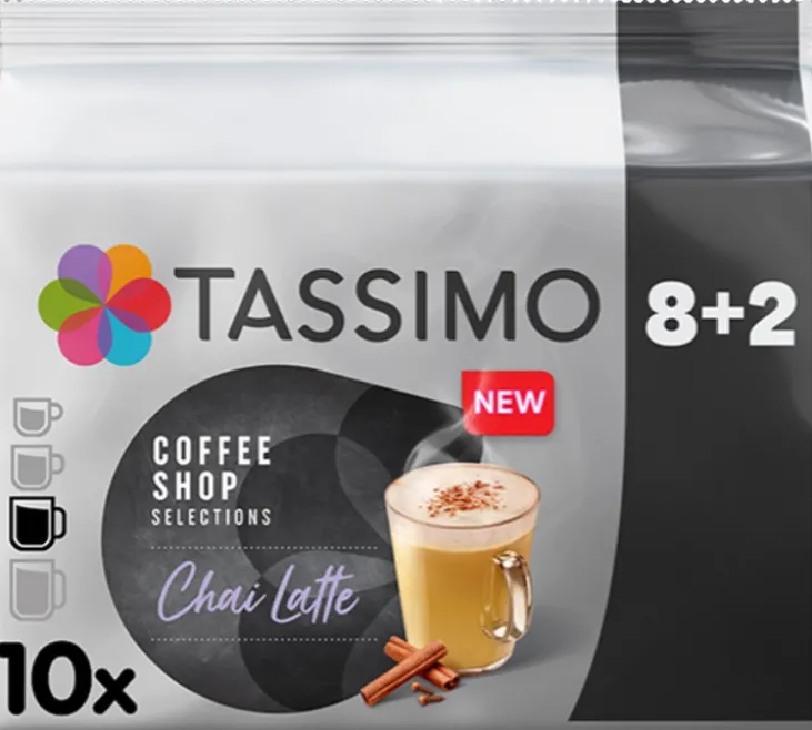 50 dosettes Tassimo Coffee Shop Chai Latte - TASSIMO