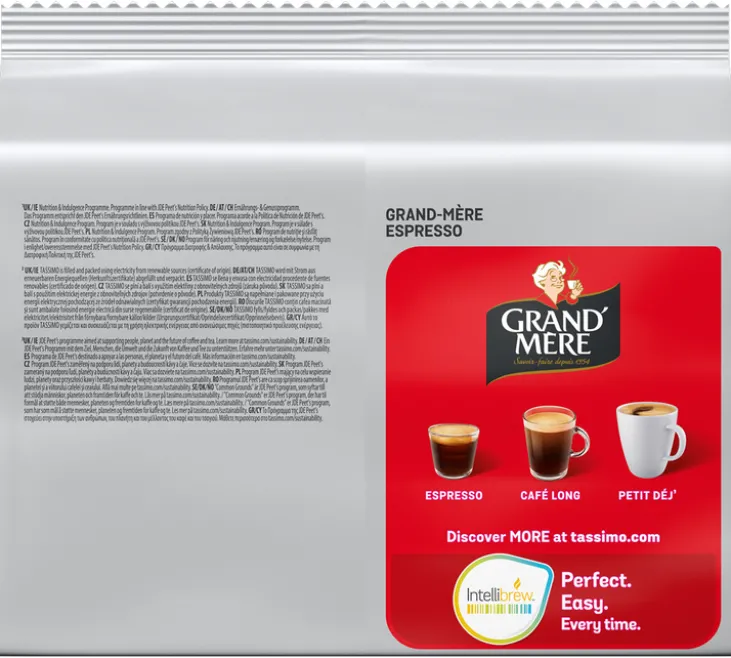 24 dosettes Tassimo - Grand Mère Espresso - TASSIMO