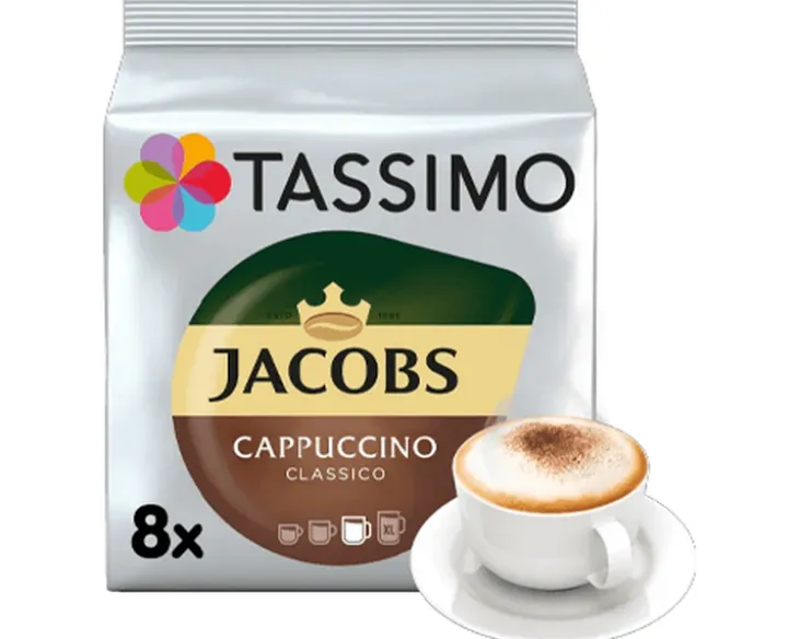 8 dosettes Tassimo Jacobs Cappuccino - TASSIMO