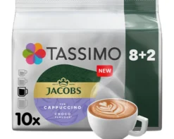 8+2 dosettes Tassimo Jacobs Cappuccino Choco - TASSIMO