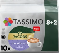 8+2 dosettes Tassimo Jacobs Cappuccino Choco - TASSIMO