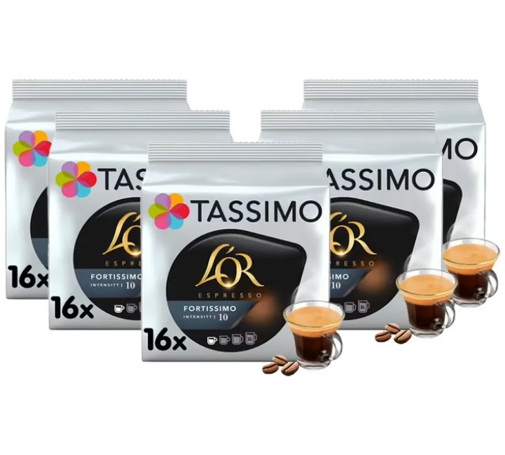 80 dosettes Tassimo - L'Or Espresso Fortissimo - TASSIMO