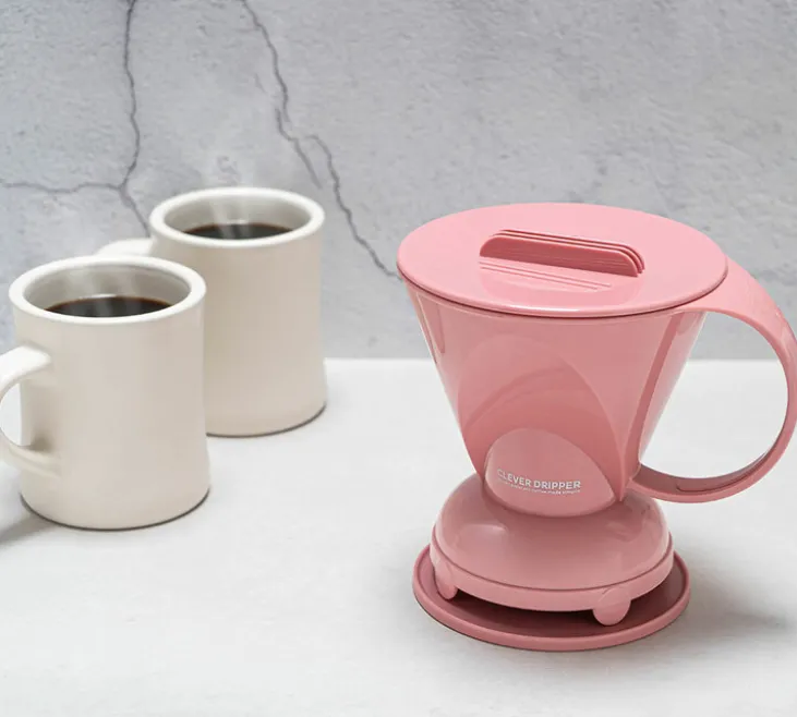 Dripper CLEVER DRIPPER Start/Stop rose - 4 tasses