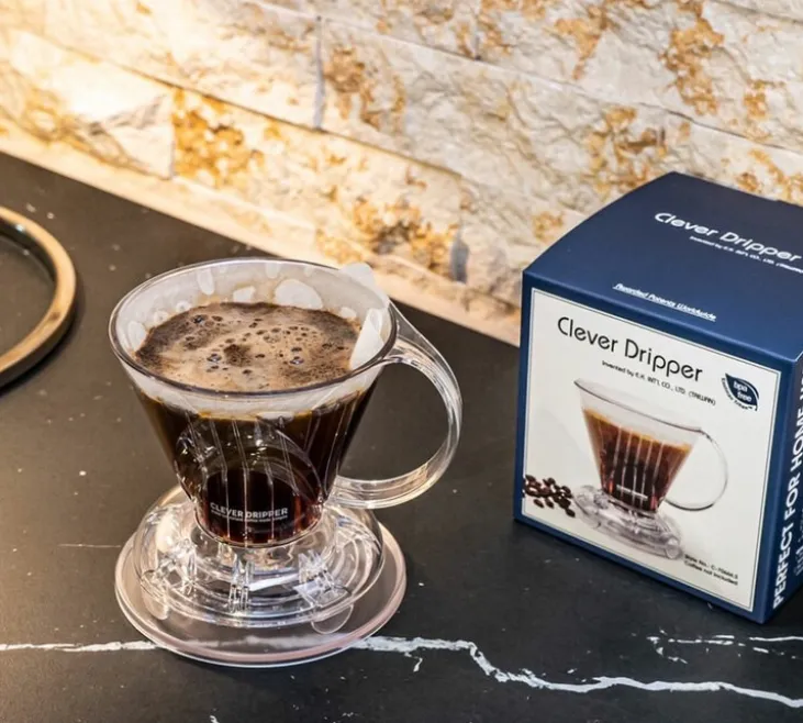 Dripper CLEVER DRIPPER Start/Stop transparent - 4 tasses