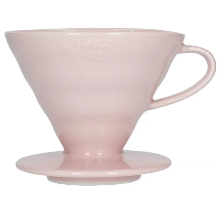 Dripper HARIO V60 VDC-02 conique rose 2 à 4 tasses