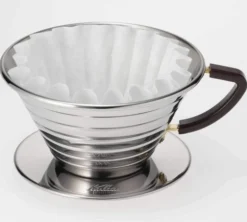 Dripper KALITA Wave 185 en inox pour 2 à 4 tasses
