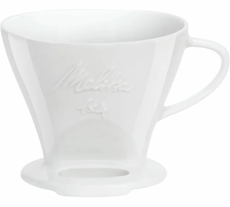 Dripper MELITTA IX4 en porcelaine blanc