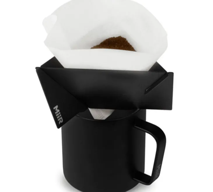 Dripper MIIR Pourigami pliable en inox noir