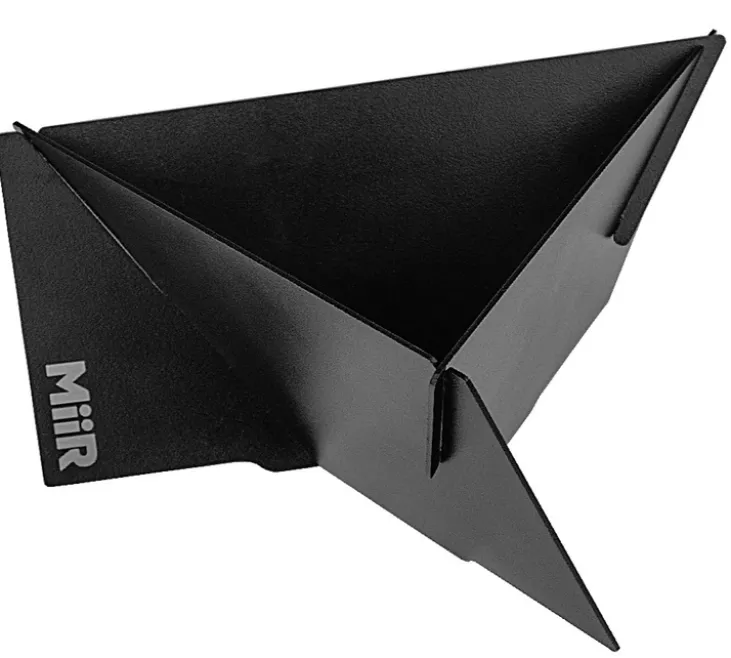 Dripper MIIR Pourigami pliable en inox noir