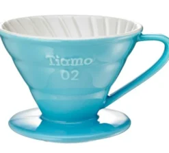 Dripper TIAMO V02 en bleu clair 4 tasses