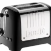DUALIT Grille-pain 2 fentes noir gamme Lite