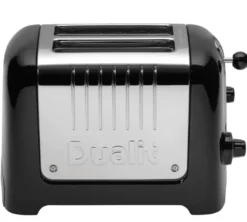 DUALIT Grille-pain 2 fentes noir gamme Lite