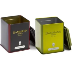Duo boîtes thé et infusion vides - 2 x 100 g - DAMMANN FRÈRES