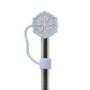 Embout pour paille flocon bleu pastel - Pour travel cup - QWETCH