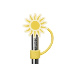 Embout pour paille soleil citron - Pour travel cup - QWETCH
