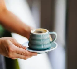 Ensemble tasse et sous-tasse - Ibrik Coffee Charcoal - LOVERAMICS