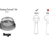 Entonnoir SAGE The Dosing Funnel 54 mm