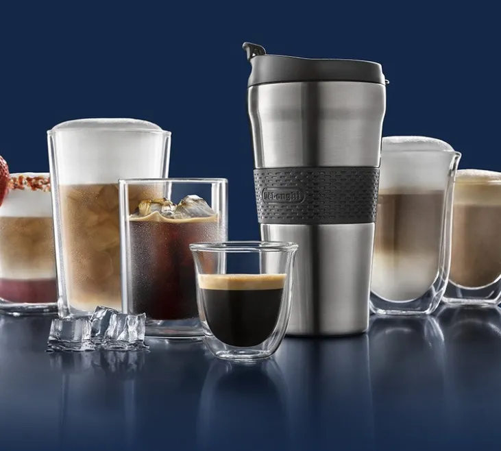 Expresso Broyeur DELONGHI Eletta Explore 450.86.T Titanium et Mug To Go