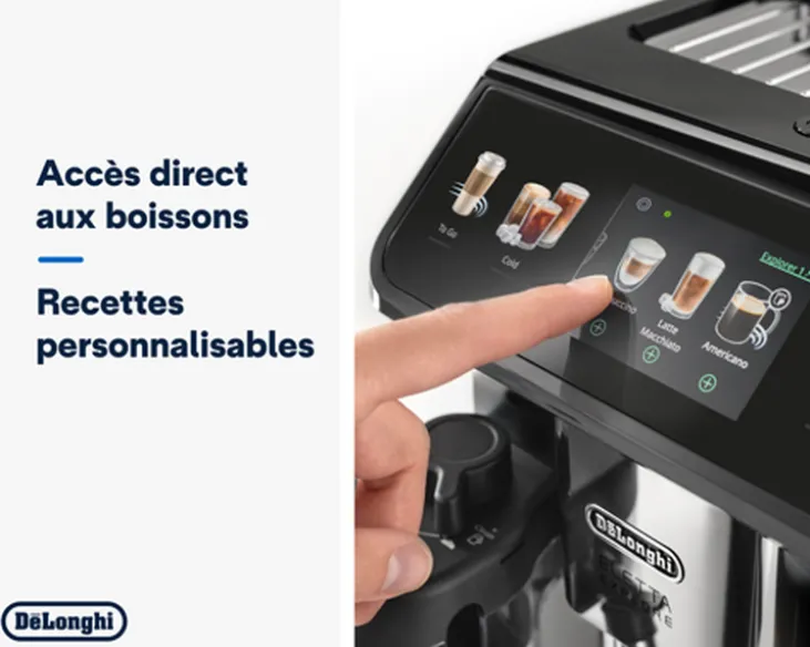 Expresso Broyeur DELONGHI Eletta Explore 450.86.T Titanium et Mug To Go