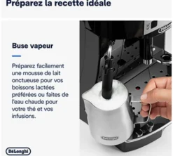 Expresso Broyeur DELONGHI Magnifica S ECAM 22.140.B - Noir