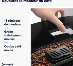 Expresso Broyeur DELONGHI Magnifica S ECAM 22.140.B - Noir