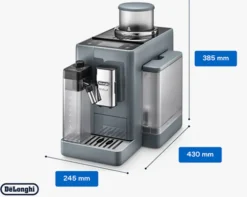 Expresso Broyeur DELONGHI Rivelia FEB 4455.G Gris Galet Latte