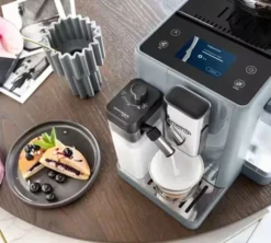 Expresso Broyeur DELONGHI Rivelia FEB 4455.G Gris Galet Latte