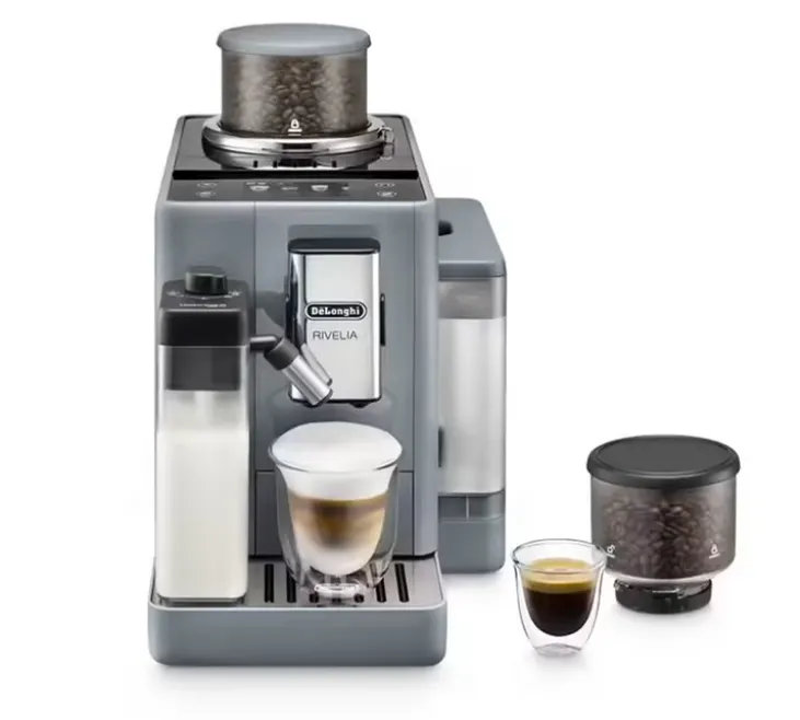Expresso Broyeur DELONGHI Rivelia FEB 4455.G Gris Galet Latte