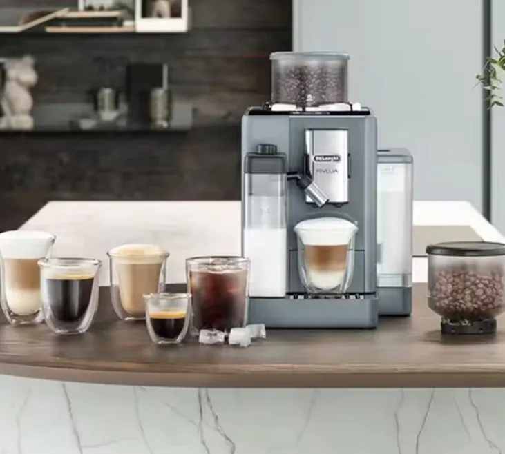 Expresso Broyeur DELONGHI Rivelia FEB 4455.G Gris Galet Latte