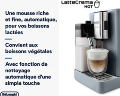 Expresso Broyeur DELONGHI Rivelia FEB 4455.G Gris Galet Latte