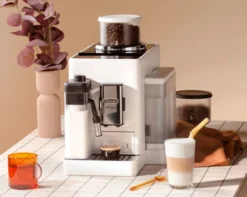 Expresso Broyeur DELONGHI Rivelia FEB 4455.W Blanc Arctique (Latte)