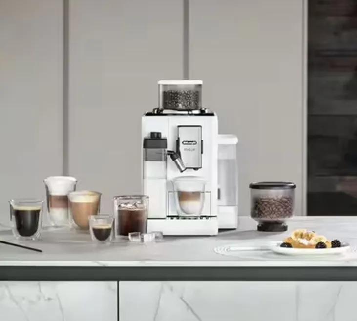 Expresso Broyeur DELONGHI Rivelia FEB 4455.W Blanc Arctique (Latte)
