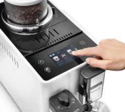 Expresso Broyeur DELONGHI Rivelia FEB 4455.W Blanc Arctique (Latte)