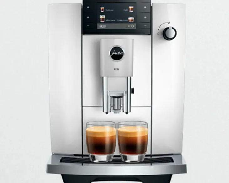 Expresso Broyeur JURA E6 (ED) - Piano white