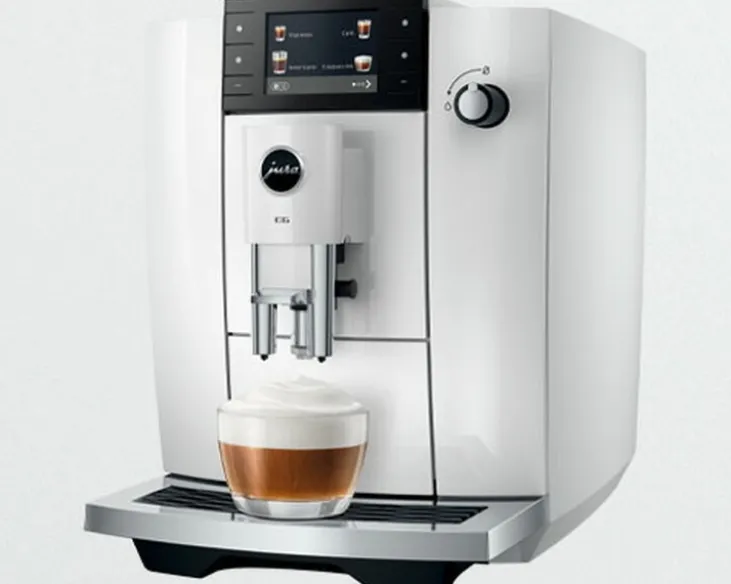Expresso Broyeur JURA E6 (ED) - Piano white