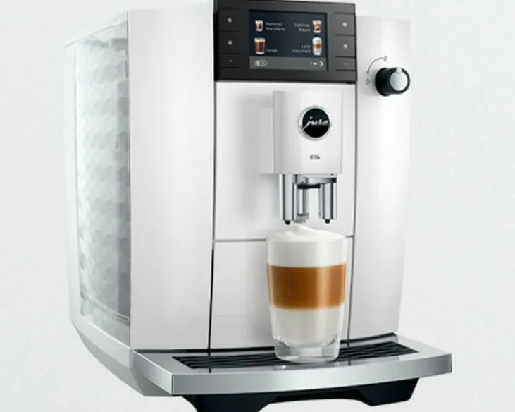 Expresso Broyeur JURA E6 (ED) - Piano white