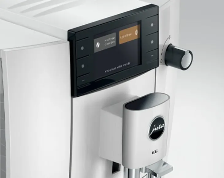 Expresso Broyeur JURA E6 (ED) - Piano white