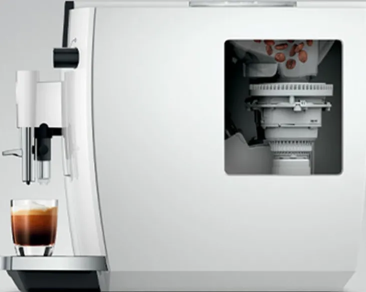 Expresso Broyeur JURA E6 (ED) - Piano white