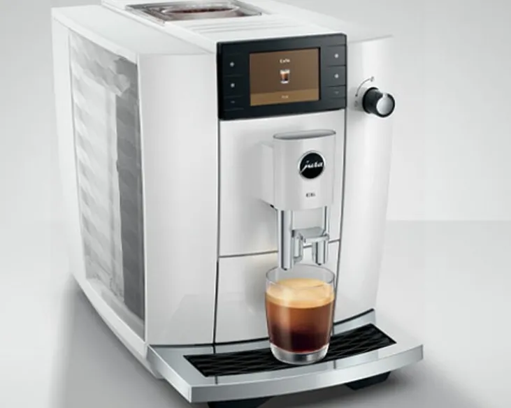 Expresso Broyeur JURA E6 (ED) - Piano white