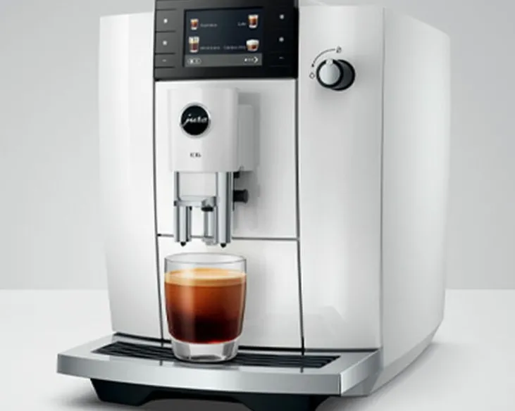 Expresso Broyeur JURA E6 (ED) - Piano white