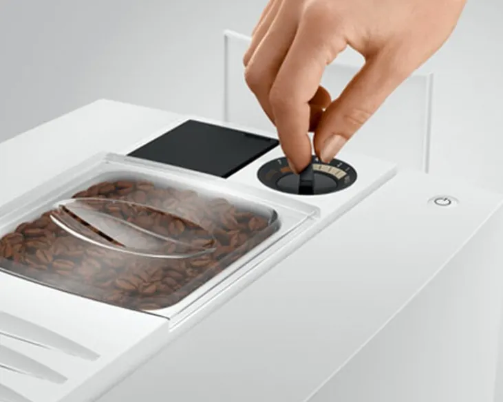 Expresso Broyeur JURA E6 (ED) - Piano white