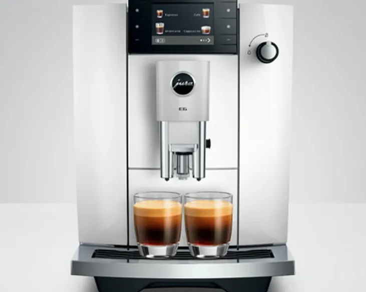 Expresso Broyeur JURA E6 (ED) - Piano white