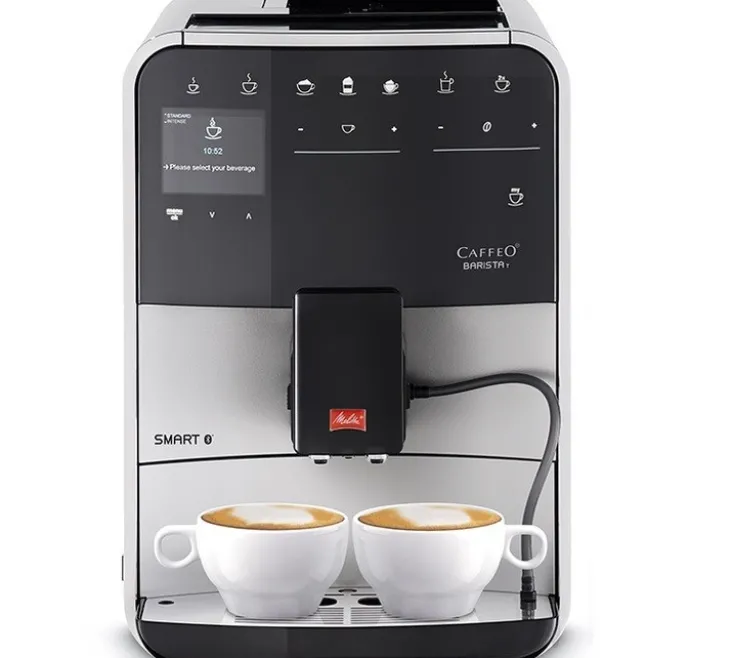 Expresso Broyeur Melitta Barista T Smart Connectée Argent (sans réservoir lait) F831-101