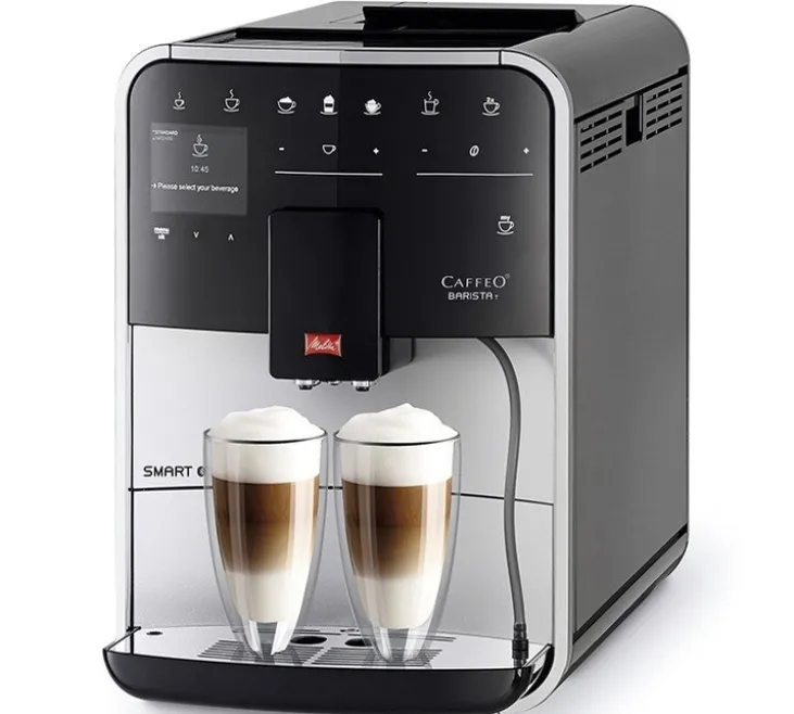 Expresso Broyeur Melitta Barista T Smart Connectée Argent (sans réservoir lait) F831-101