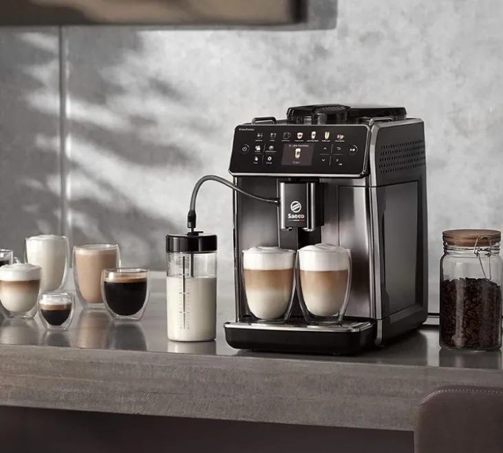 Expresso Broyeur SAECO Gran Aroma SM6585/00 Métal Gris