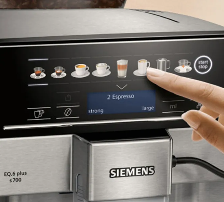 Expresso Broyeur SIEMENS EQ.6+ S700 TE657313RW Inox