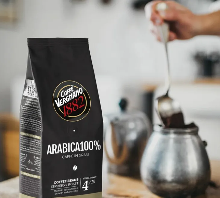 250 g - Café en grain - 100% Arabica - CAFFÈ VERGNANO